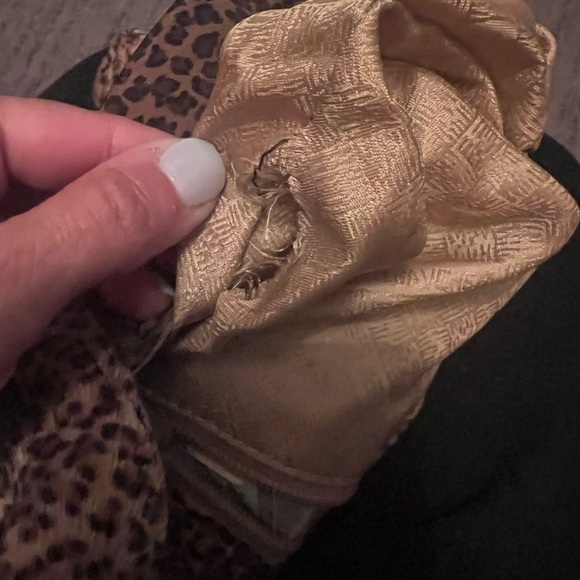 BOTTEGA VENETA VINTAGE Nylon and Faux Hair Leopard Mini Hobo - Picture 13 of 16